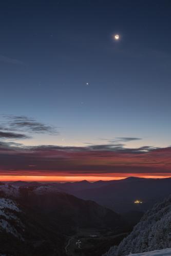 Conjonction de Planètes