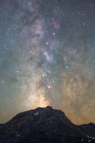 Le Pic au coeur de la Voie lactée