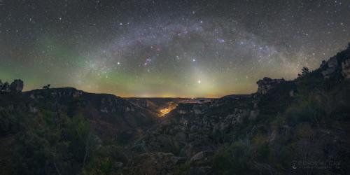 Arche d'hiver sur les Gorges de la Jonte